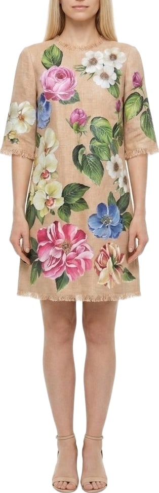 Dolce & Gabbana Multicolor Cotton Casual Dress