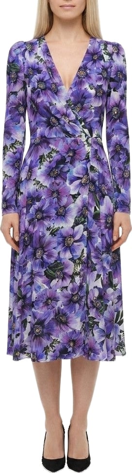 Dolce & Gabbana Multicolor Silk Casual Dress