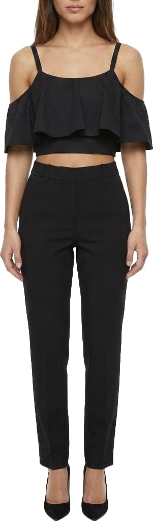 Dolce & Gabbana Black Cotton Sleeveles T-Shirt