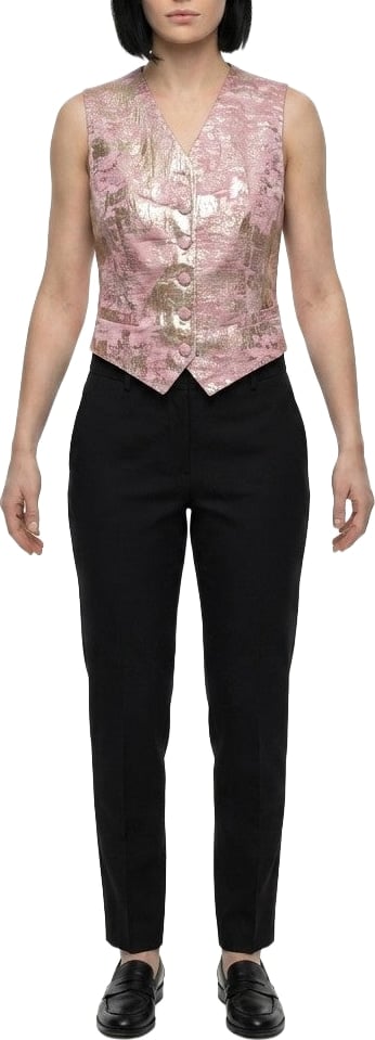 Dolce & Gabbana Pink Elastane Waistcoat