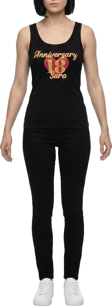 Dolce & Gabbana Black Cotton Tank Tops