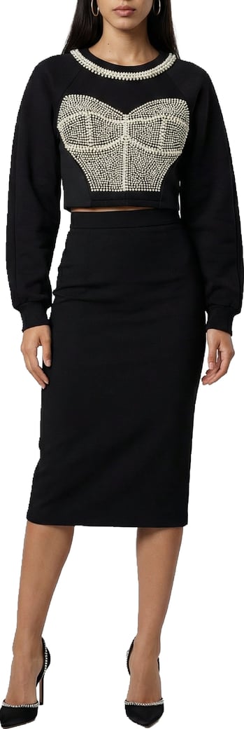 Dolce & Gabbana Black Cotton Sweatshirt