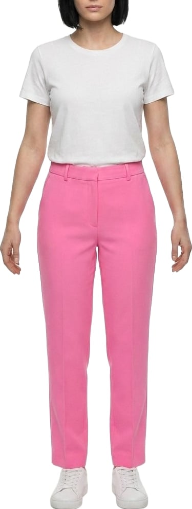 Dolce & Gabbana Pink Elastane Casual Pants