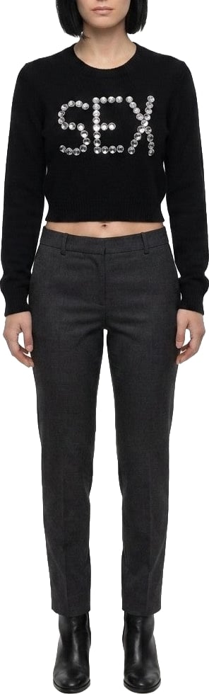 Dolce & Gabbana Black Cashmere Sweatshirt