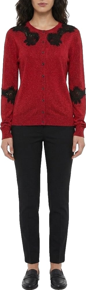Dolce & Gabbana Red Cotton Cardigan