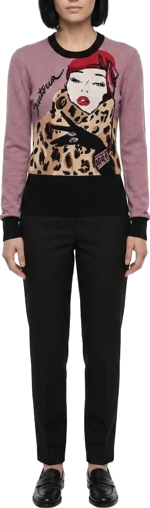 Dolce & Gabbana Multicolor Cashmere Sweatshirt