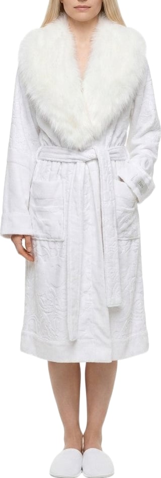 Dolce & Gabbana White Cotton Coat