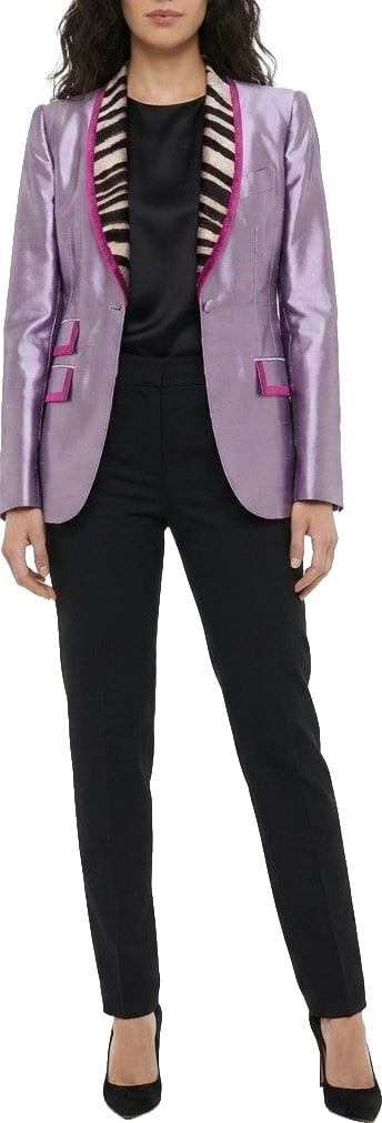 Dolce & Gabbana Purple Polyamide Jacket
