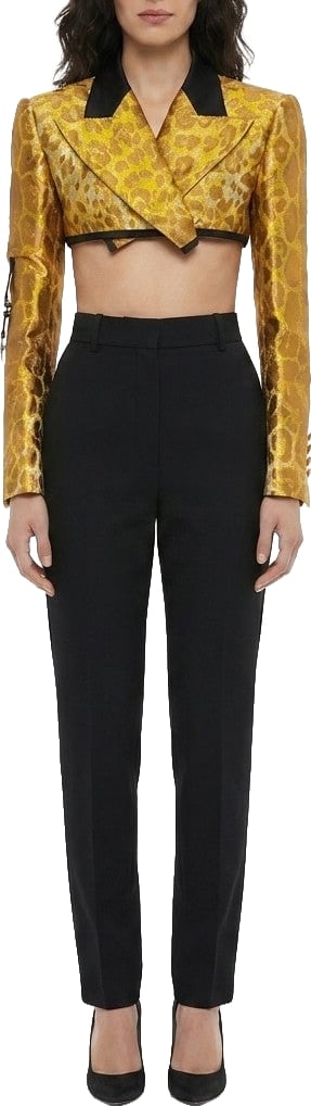 Dolce & Gabbana Yellow Elastane Jacket