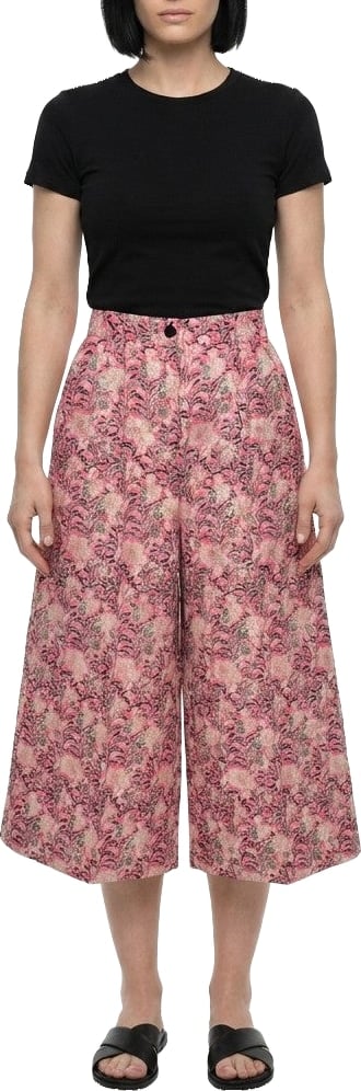 Dolce & Gabbana Multicolor Cotton Cropped Pants