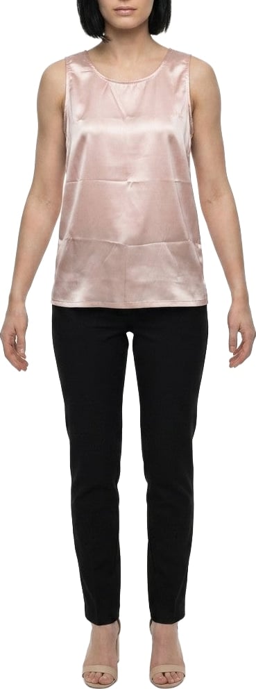 Dolce & Gabbana Pink Elastane Tank Tops