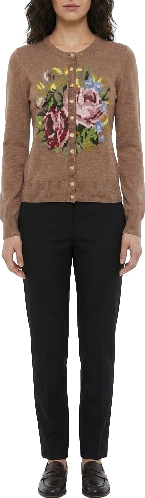 Dolce & Gabbana Brown Polyamide Cardigan