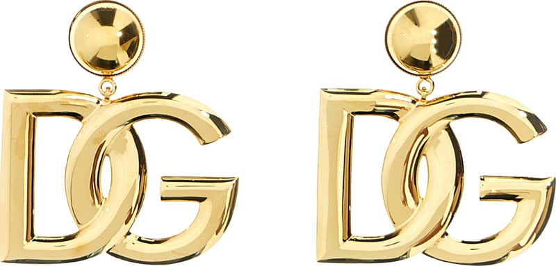 Dolce & Gabbana Gold Acetate Earrings