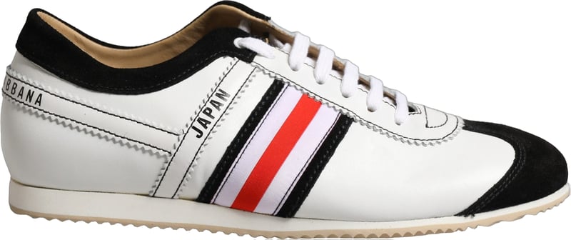 Dolce & Gabbana White Leather Japan Low Top Sneakers Shoes