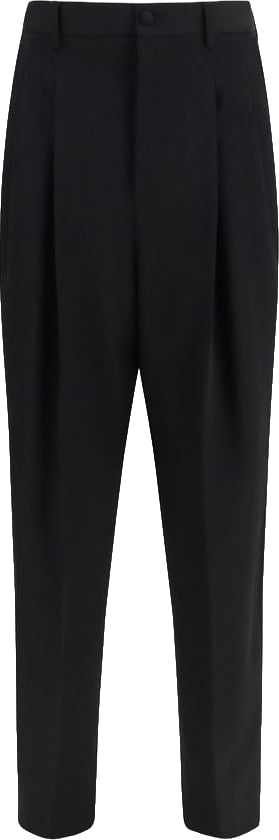 Dolce & Gabbana Black Wool Oves Aries Dress Pants