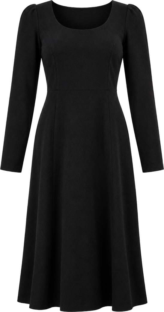 Dolce & Gabbana Black Viscose Dress (IT44)