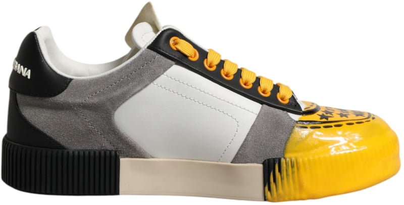 Dolce & Gabbana Multicolor MIAMI Low Top Sneakers Shoes