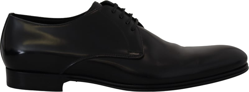 Dolce & Gabbana Black Leather Formal Dress Shoes