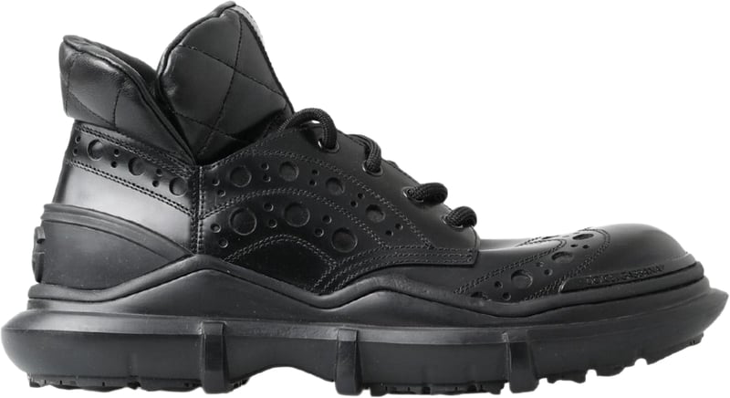 Dolce & Gabbana Black Leather Ankle Casual Boots