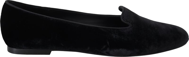 Dolce & Gabbana Black Velvet Slip Ons Loafers Flats Shoes