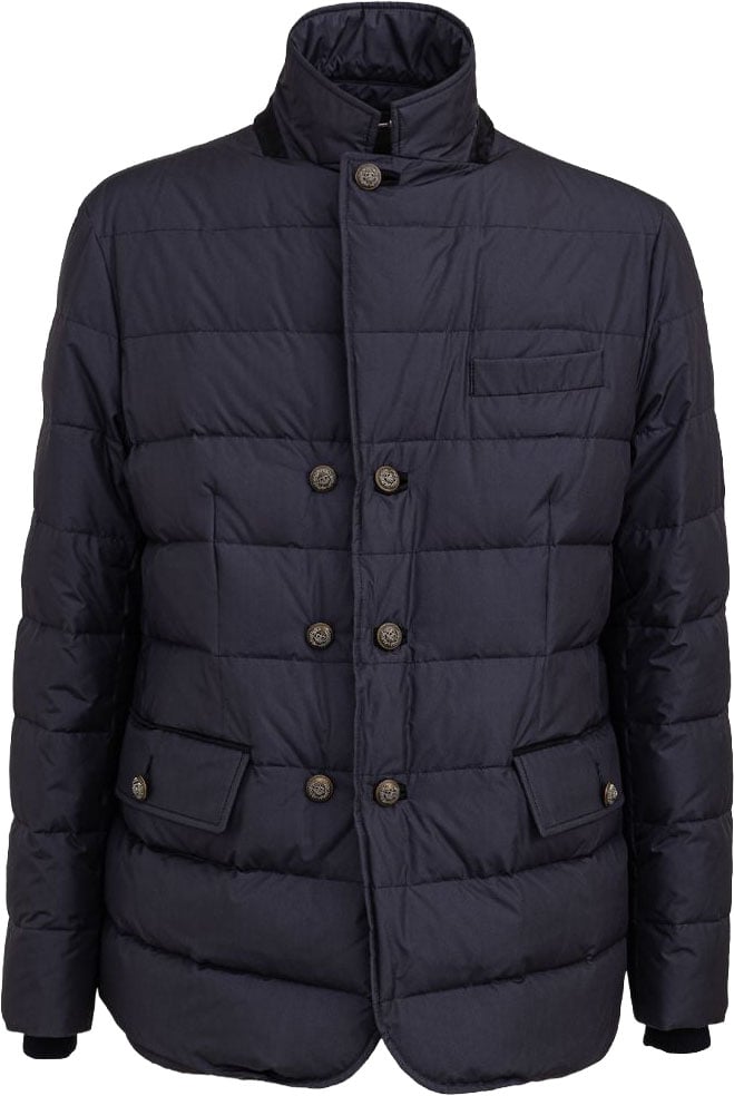 Dolce & Gabbana Blue Polyester Coat