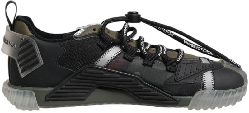 Dolce & Gabbana Multicolor Lace Up Low Top NS1 Sneakers Shoes