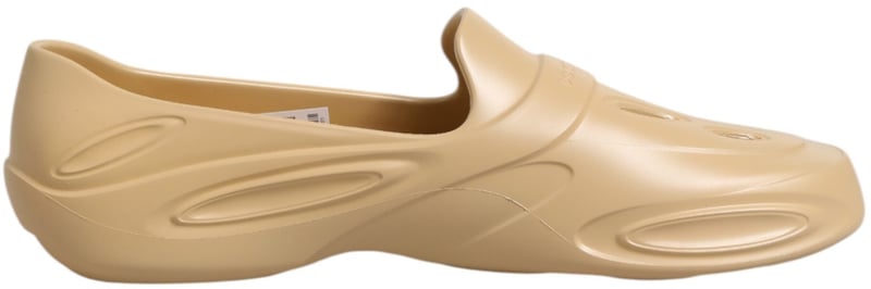 Dolce & Gabbana Beige Rubber Slides Low Top Sneakers Shoes