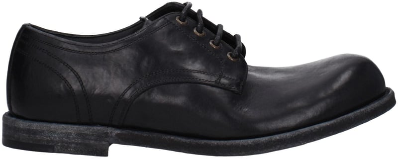 Dolce & Gabbana Black Leather Oxfords And Derbies