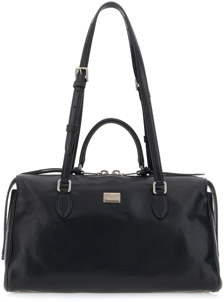 Dolce & Gabbana Black leather shoulder bag