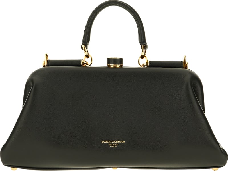 Dolce & Gabbana Black nappa Grandma handle bag
