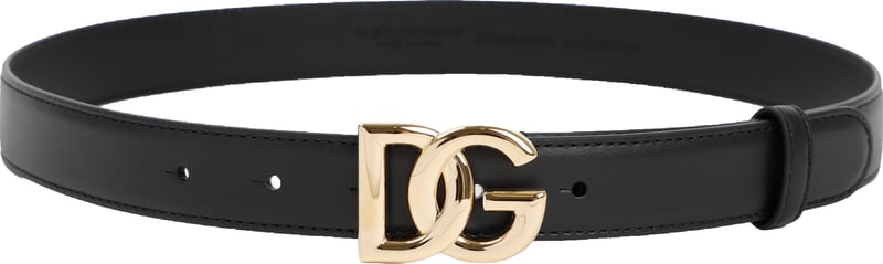 Dolce & Gabbana Logo Leather Belt