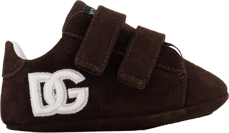 Dolce & Gabbana Baby Jongens Sneakers In Bruin