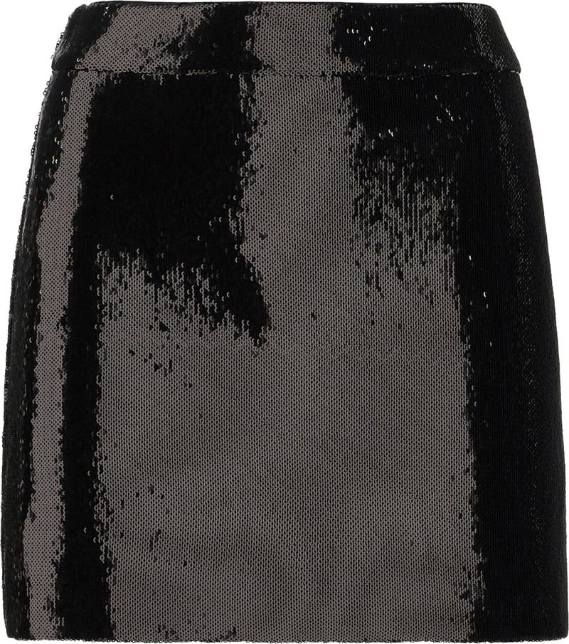 Dolce & Gabbana Black polyester mini skirt