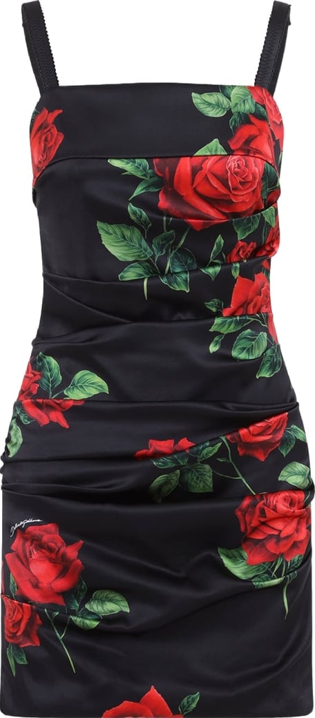 Dolce & Gabbana Rose Rosse Mini Dress