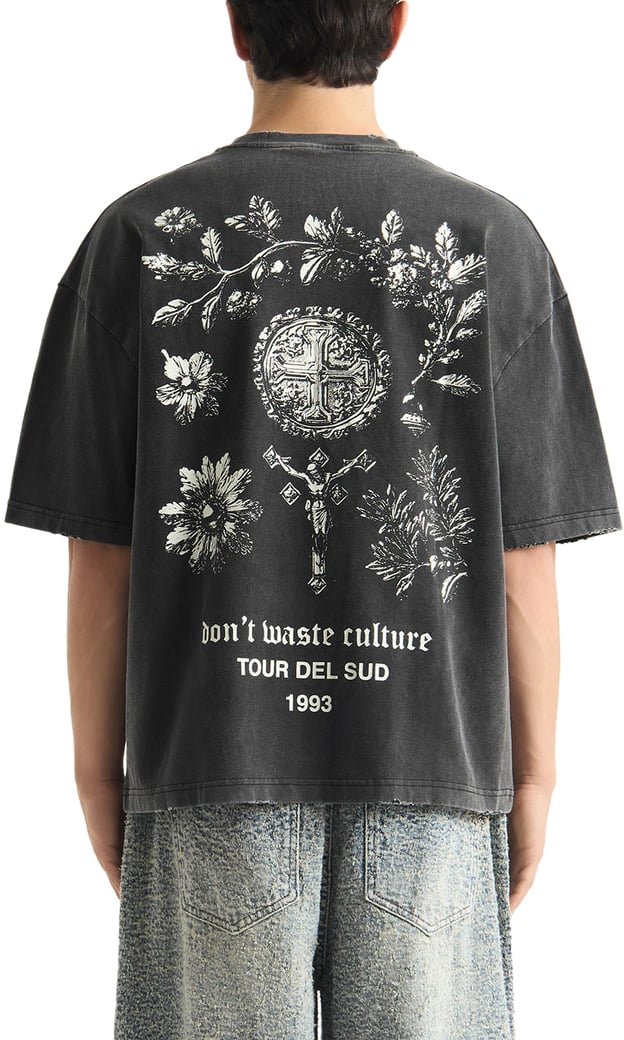 Olivinne T-shirt | Faded Black