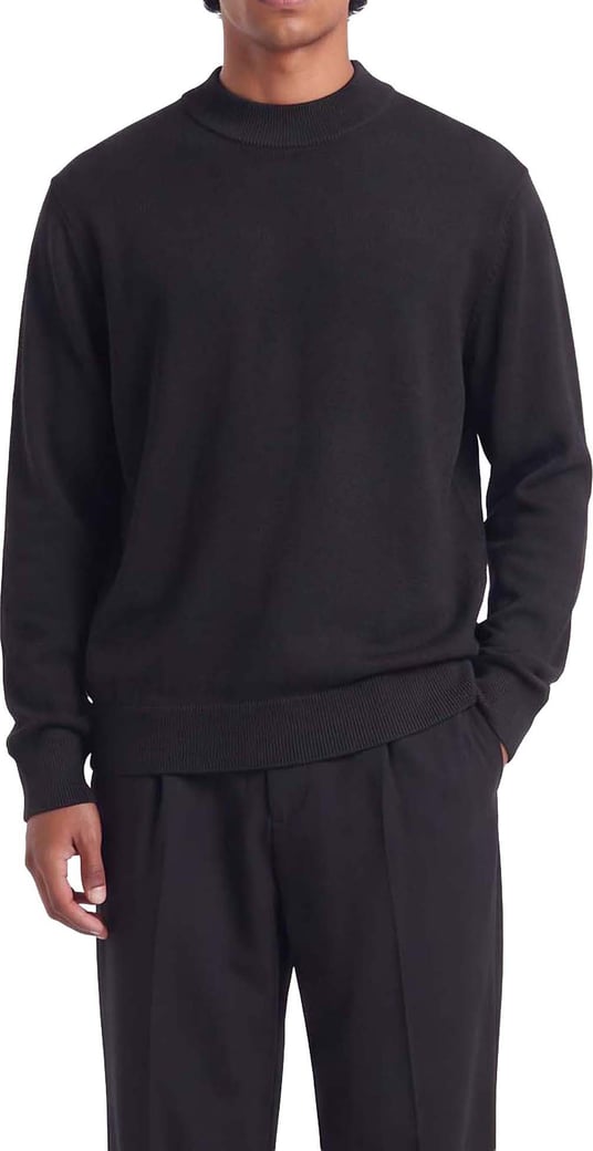 Feno | Fine Mockneck Knit | Black
