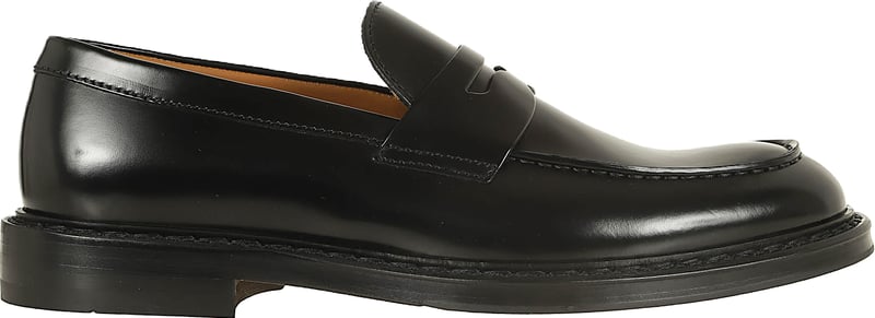 DOUCAL`S MOCASSINO PENNY (CU) HORSE NERO+F.DO NERO