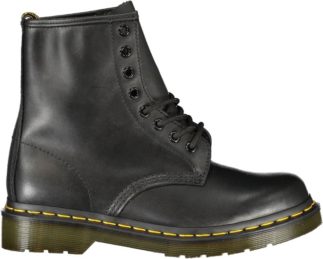Dr. Martens Black Leather Unisex Ankle Boot