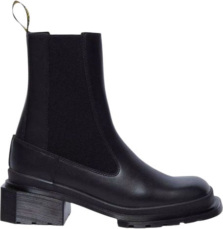 Dr. Martens Black Leather Ankle Boots