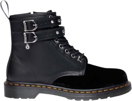 Dr. Martens Black Leather Lace-Up Boots