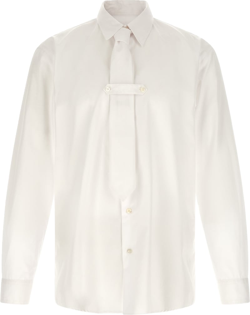 Dries Van Noten White Cotton Blouse