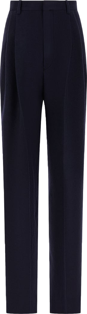 Dries Van Noten Midnight blue wool pants