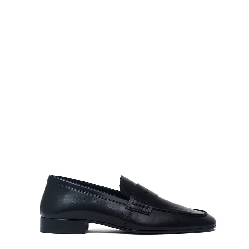 Vegtan Calf Leather Shiny Loafers