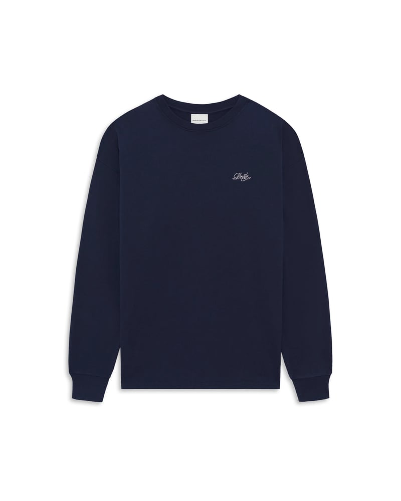 t-shirt lange mouwen blauw