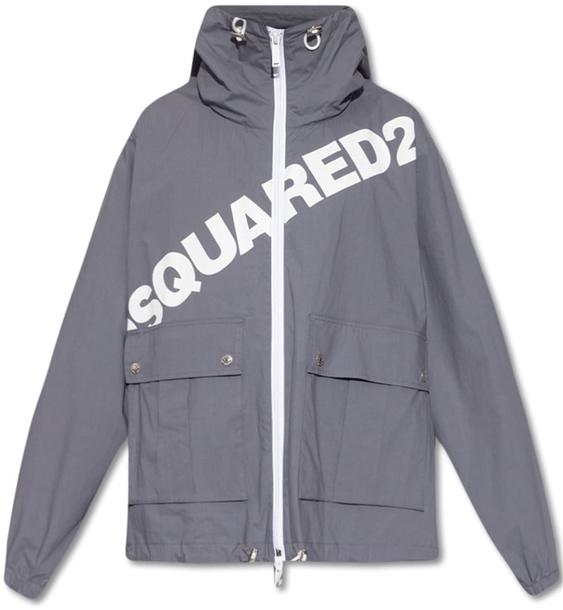 Dsquared2 Logo Hooded Windbreaker