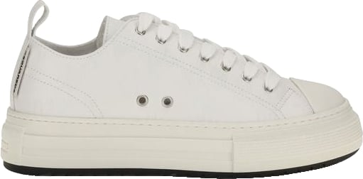 Dsquared² White Polyethylene Platform Sneakers