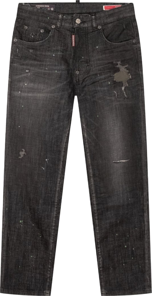 Jeans Baggym con Applicazioni Patchwork