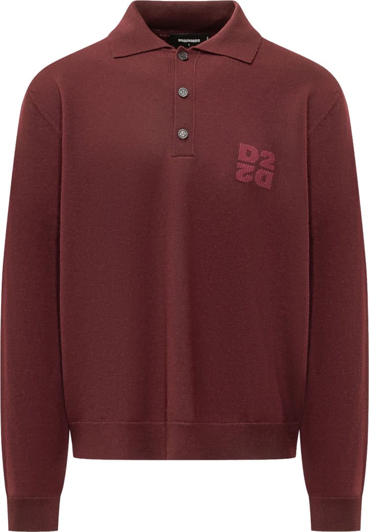 Maglia Polo con Logo sul Petto