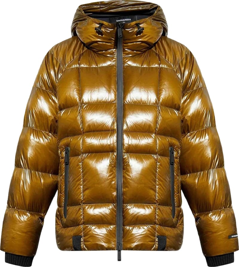 Dsquared2 Shiny Ripstop Down Jacket Green