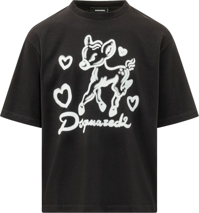 T-shirt Loose Fit con Grafica
